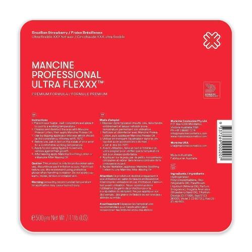 Mancine - Hot wax - Ultra Flexxx Brazilian Strawberry 500g