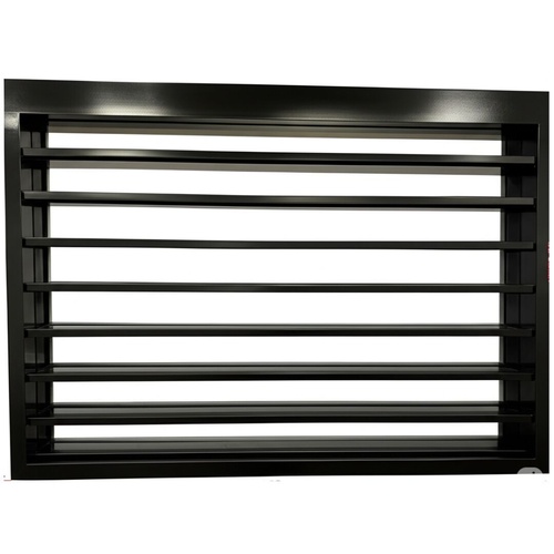 Wall Powder MDF Rack Horizontal Black 240 pcs
