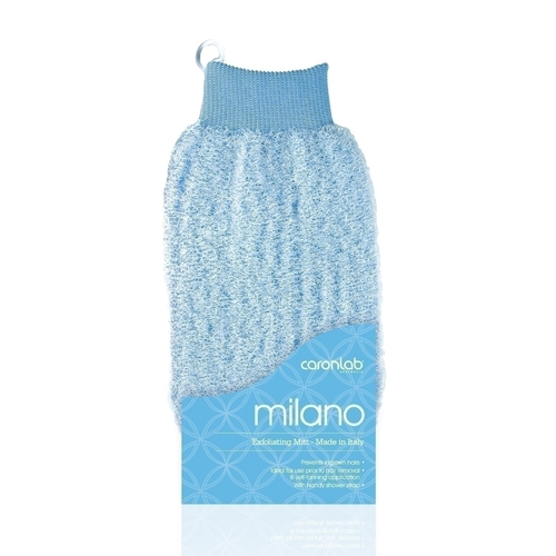 Caronlab Milano Exfoliating Mitt - Light Blue