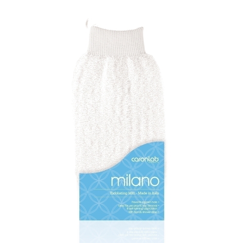 Caronlab Milano Exfoliating Mitt - White