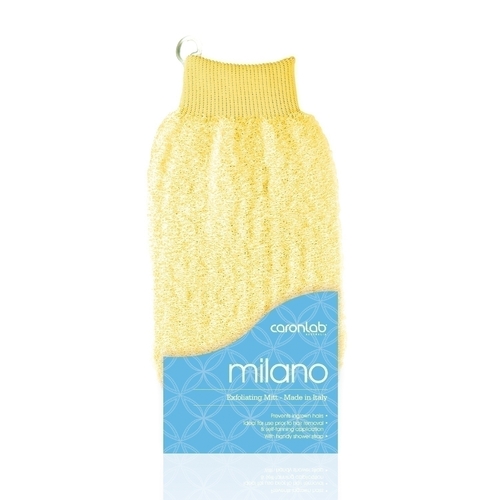 Caronlab Milano Exfoliating Mitt - Light Yellow
