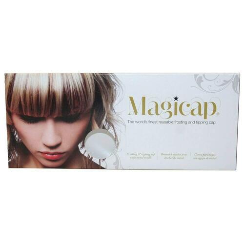 Magicap Hair Colouring Highlight Cap Frosting Tipping Hook Reusable Silicone