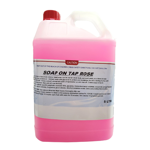 Nail Liquid Hand Wash Soap - Rose Refill 5L