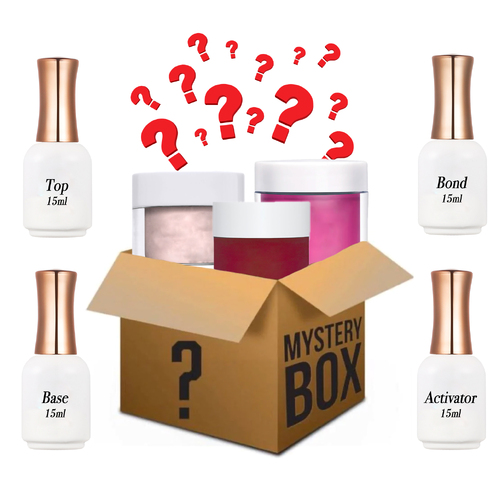 Mystery Box - SNS Nail Dip Dipping Powder + Liquid Mixed - Valued $110