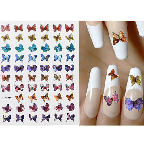 Nail Art Stickers Butterflies Z-D3709