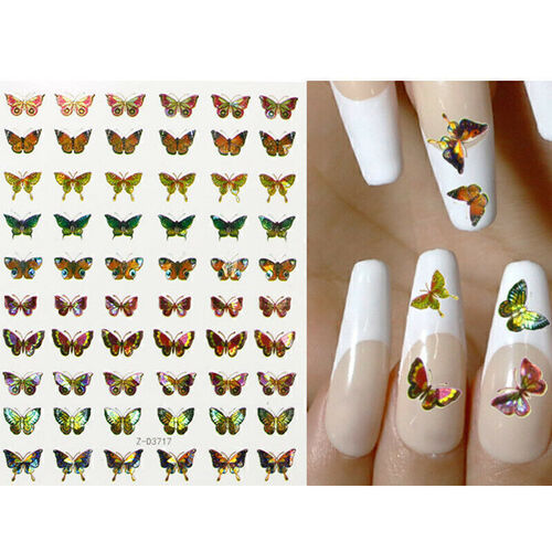 Nail Art Stickers Butterflies Z-D3717