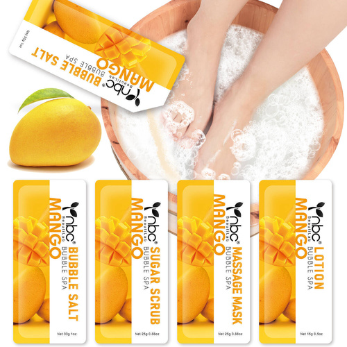 NBC - Bubble Spa Nails Deluxe Pedicure Kit 4 Steps - Mango 25g