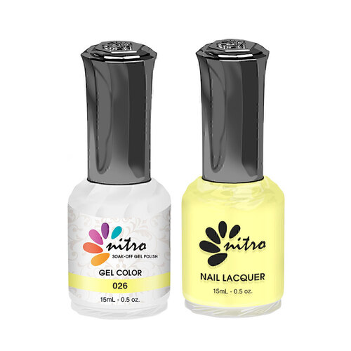 Nitro N026 - Duo Gel & Nail Lacquer 15ml