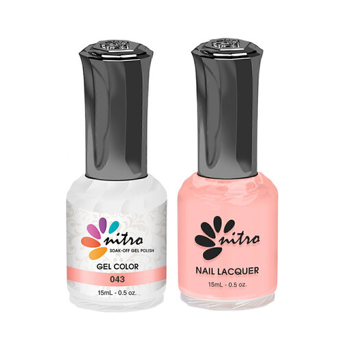 Nitro N043 - Duo Gel & Nail Lacquer 15ml