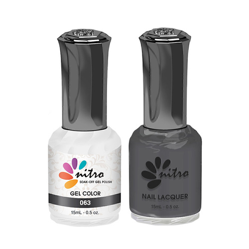 Nitro N063 - Duo Gel & Nail Lacquer 15ml