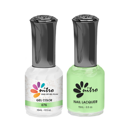 Nitro N076 - Duo Gel & Nail Lacquer 15ml