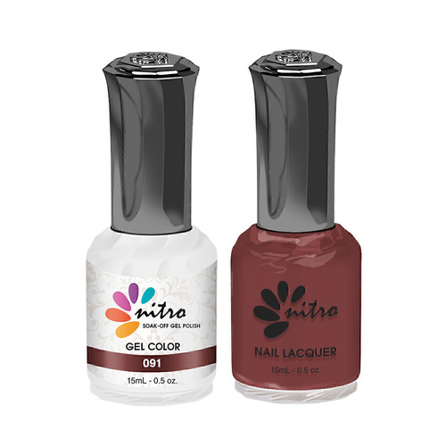 Nitro N091 - Duo Gel & Nail Lacquer 15ml