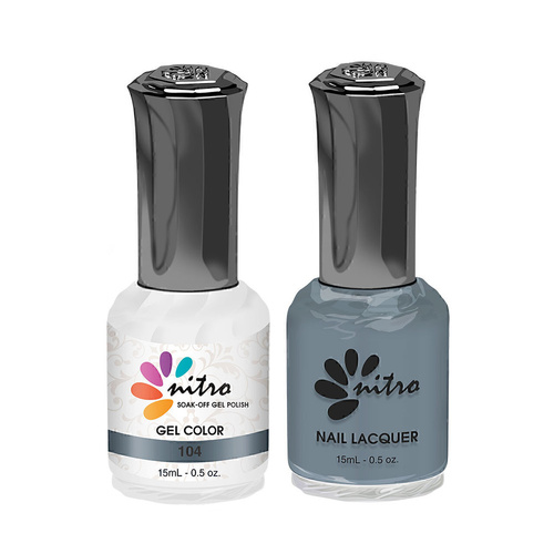 Nitro N104 - Duo Gel & Nail Lacquer 15ml