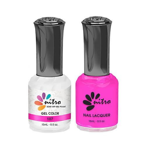 Nitro N107 - Duo Gel & Nail Lacquer 15ml