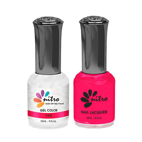 Nitro N114 - Duo Gel & Nail Lacquer 15ml