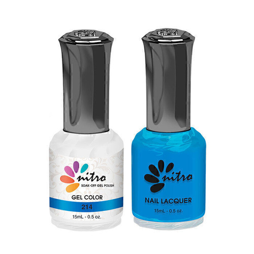 Nitro N214 - Duo Gel & Nail Lacquer 15ml