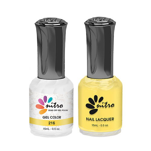 Nitro N216 - Duo Gel & Nail Lacquer 15ml