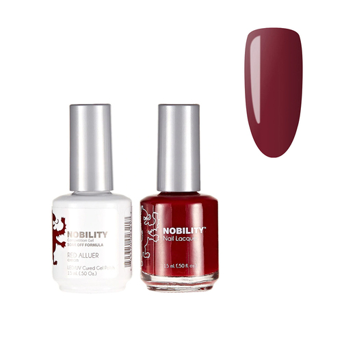 NOBILITY Duo NBCS003 Red Alluer LED/UV Gel Color Nail Polish