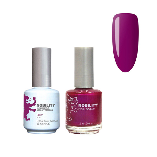 Lechat Nobility NBCS017 Plum - Gel & Nail Lacquer Duo 15ml