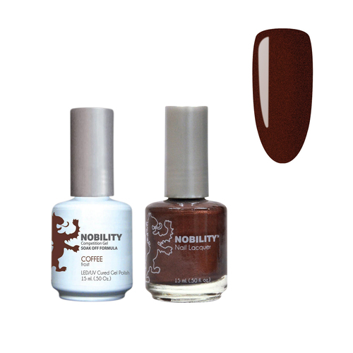 Lechat Nobility NBCS023 Coffee - Gel & Nail Lacquer Duo 15ml