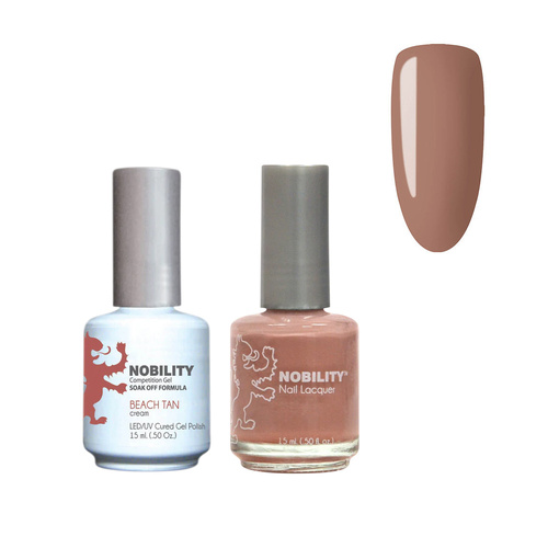 Lechat Nobility NBCS029 Beach Tan - Gel & Nail Lacquer Duo 15ml