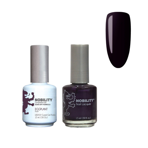 Lechat Nobility NBCS038 Eggplant - Gel & Nail Lacquer Duo 15ml