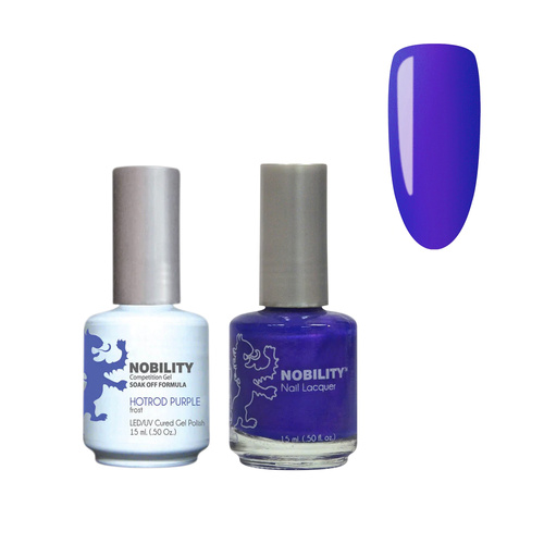 Lechat Nobility NBCS041 Hotrod Purple - Gel & Nail Lacquer Duo 15ml