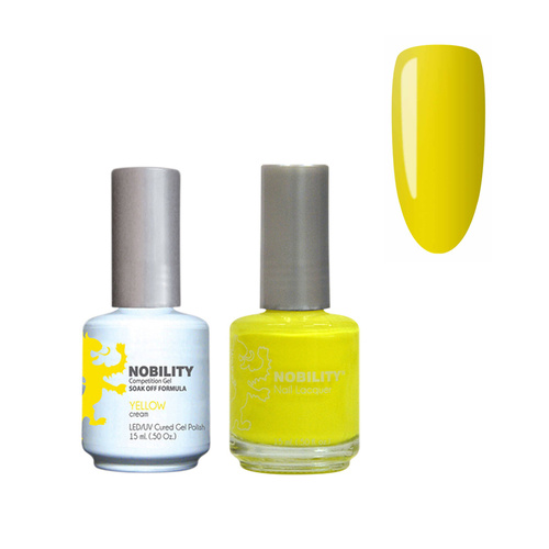 Lechat Nobility NBCS053 Yellow - Gel & Nail Lacquer Duo 15ml