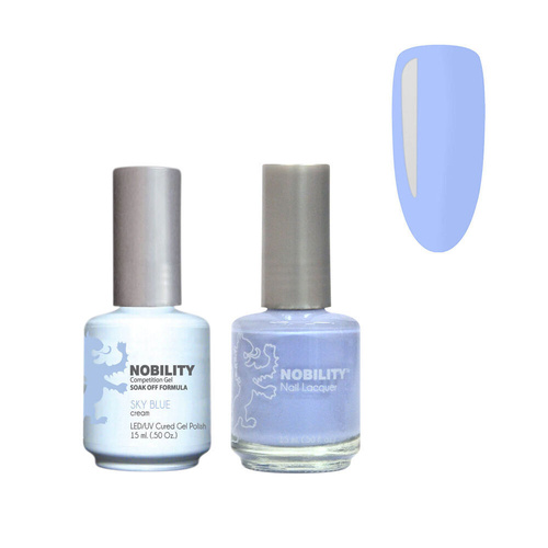 Lechat Nobility NBCS063 Sky Blue - Gel & Nail Lacquer Duo 15ml