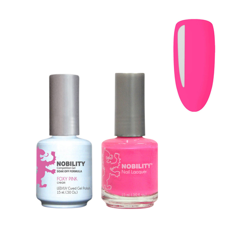 Lechat Nobility NBCS065 Foxy Pink - Gel & Nail Lacquer Duo 15ml