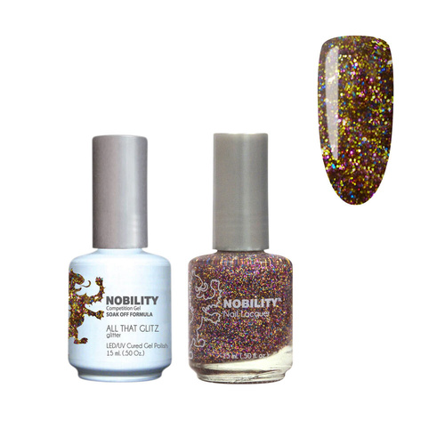 Lechat Nobility NBCS072 All That Glitz - Gel & Nail Lacquer Duo 15ml