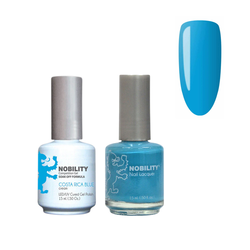 Lechat Nobility NBCS073 Costa Rica Blue - Gel & Nail Lacquer Duo 15ml