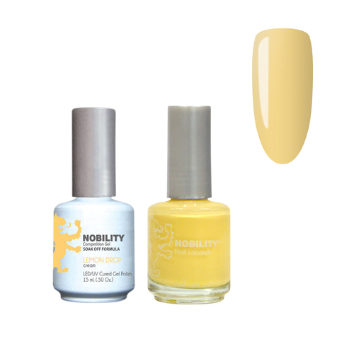 Lechat Nobility NBCS076 Lemon Drop - Gel & Nail Lacquer Duo 15ml