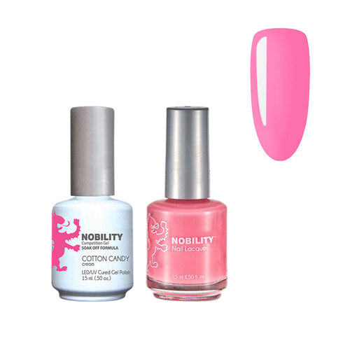 Lechat Nobility NBCS080 Cotton Candy - Gel & Nail Lacquer Duo 15ml