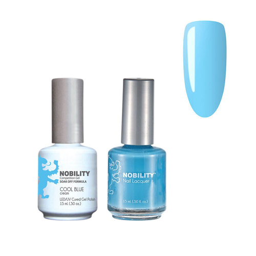 Lechat Nobility NBCS081 Cool Blue - Gel & Nail Lacquer Duo 15ml