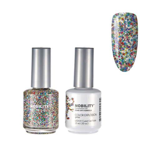 Lechat Nobility NBCS112 Color Explosion - Gel & Nail Lacquer Duo 15ml
