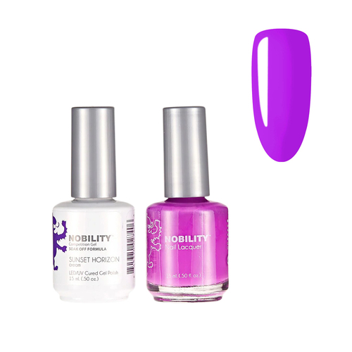 Lechat Nobility NBCS120 Sunset Horizon - Gel & Nail Lacquer Duo 15ml
