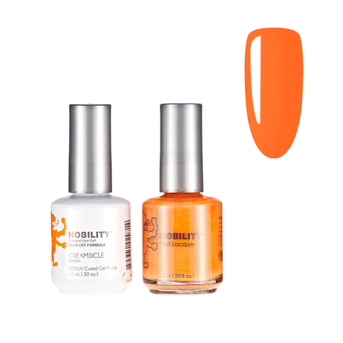 Lechat Nobility NBCS125 Creamsicle - Gel & Nail Lacquer Duo 15ml