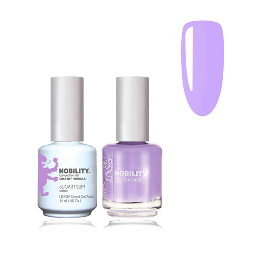 Lechat Nobility NBCS126 Sugar Plum - Gel & Nail Lacquer Duo 15ml