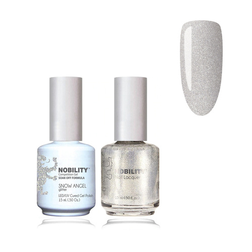 Lechat Nobility NBCS127 Snow Angel - Gel & Nail Lacquer Duo 15ml