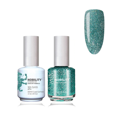 Lechat Nobility NBCS128 Sea Glass - Gel & Nail Lacquer Duo 15ml