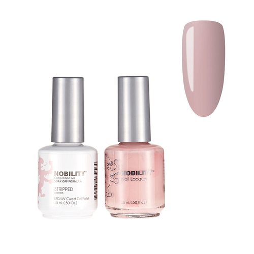 Lechat Nobility NBCS140 Stripped - Gel & Nail Lacquer Duo 15ml