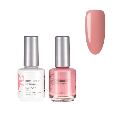 Lechat Nobility NBCS148 Pink Lotus - Gel & Nail Lacquer Duo 15ml