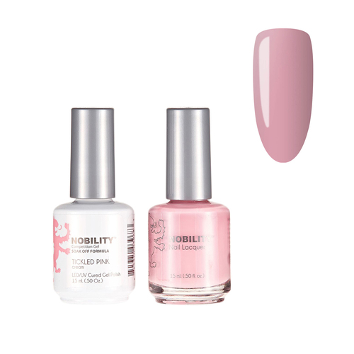 Lechat Nobility NBCS150 Tickled Pink - Gel & Nail Lacquer Duo 15ml