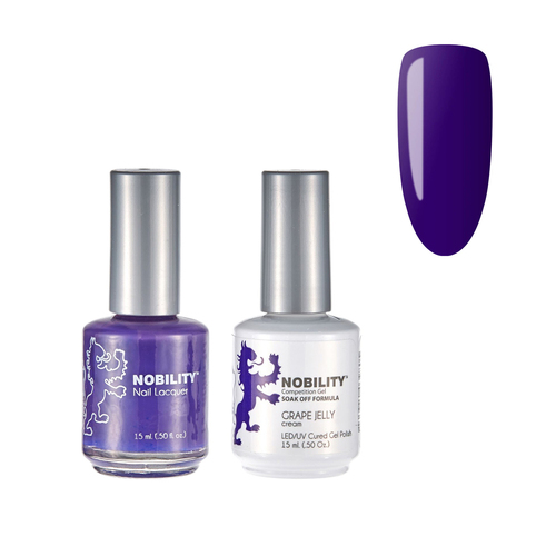 Lechat Nobility NBCS162 Grape Jelly - Gel & Nail Lacquer Duo 15ml