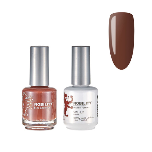 Lechat Nobility NBCS170 Walnut - Gel & Nail Lacquer Duo 15ml