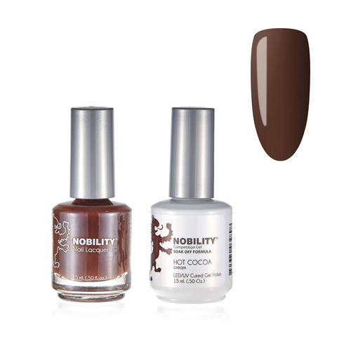 Lechat Nobility NBCS171 Hot Cocoa - Gel & Nail Lacquer Duo 15ml