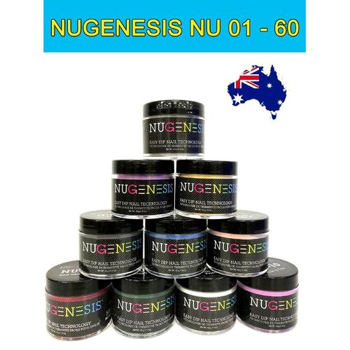 NUGENESIS Nail Color SNS Dip Dipping Powder 1.5oz (01 - 60) - Choose your Colors