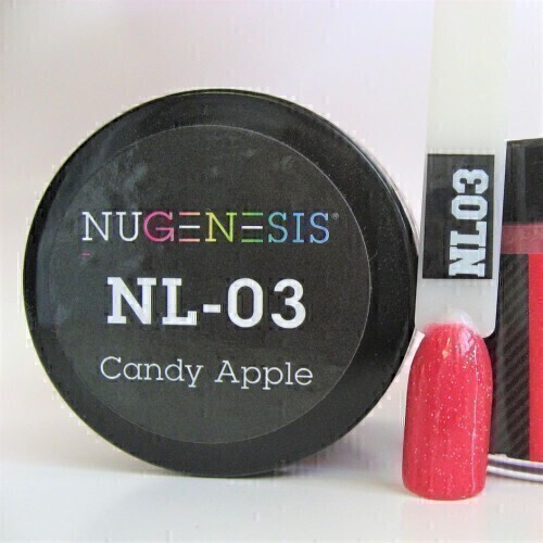 Nugenesis Dipping Powder Nail System Color NL-03 - Candy Apple - 43g