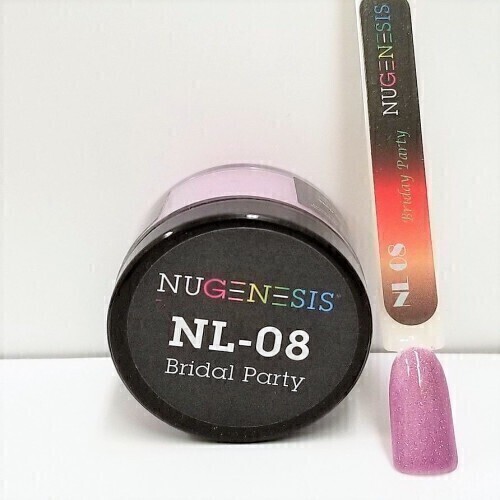 Nugenesis Dipping Powder Nail System Color NL-08 - Bridal Party - 43g